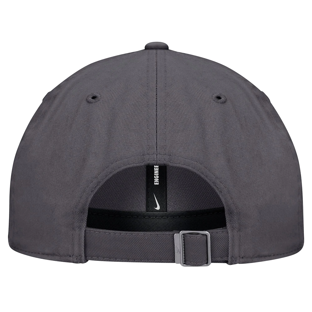 Men's Nike Gray Texas Rangers Club Adjustable Hat