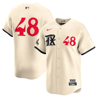Maillot Nike Jacob deGrom crème Texas Rangers City Connect Limited pour homme