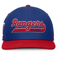 Men's Nike Royal/Red Texas Rangers Pro Performance Snapback Hat