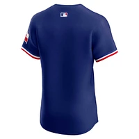 Men's Nike Royal Texas Rangers Alternate Vapor Premier Elite Patch Jersey