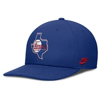 Men's Nike Royal Texas Rangers Pro Performance Snapback Hat