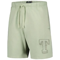 Men's Pro Standard Light Green Texas Rangers Neutral Fleece Shorts