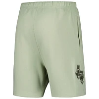 Men's Pro Standard Light Green Texas Rangers Neutral Fleece Shorts