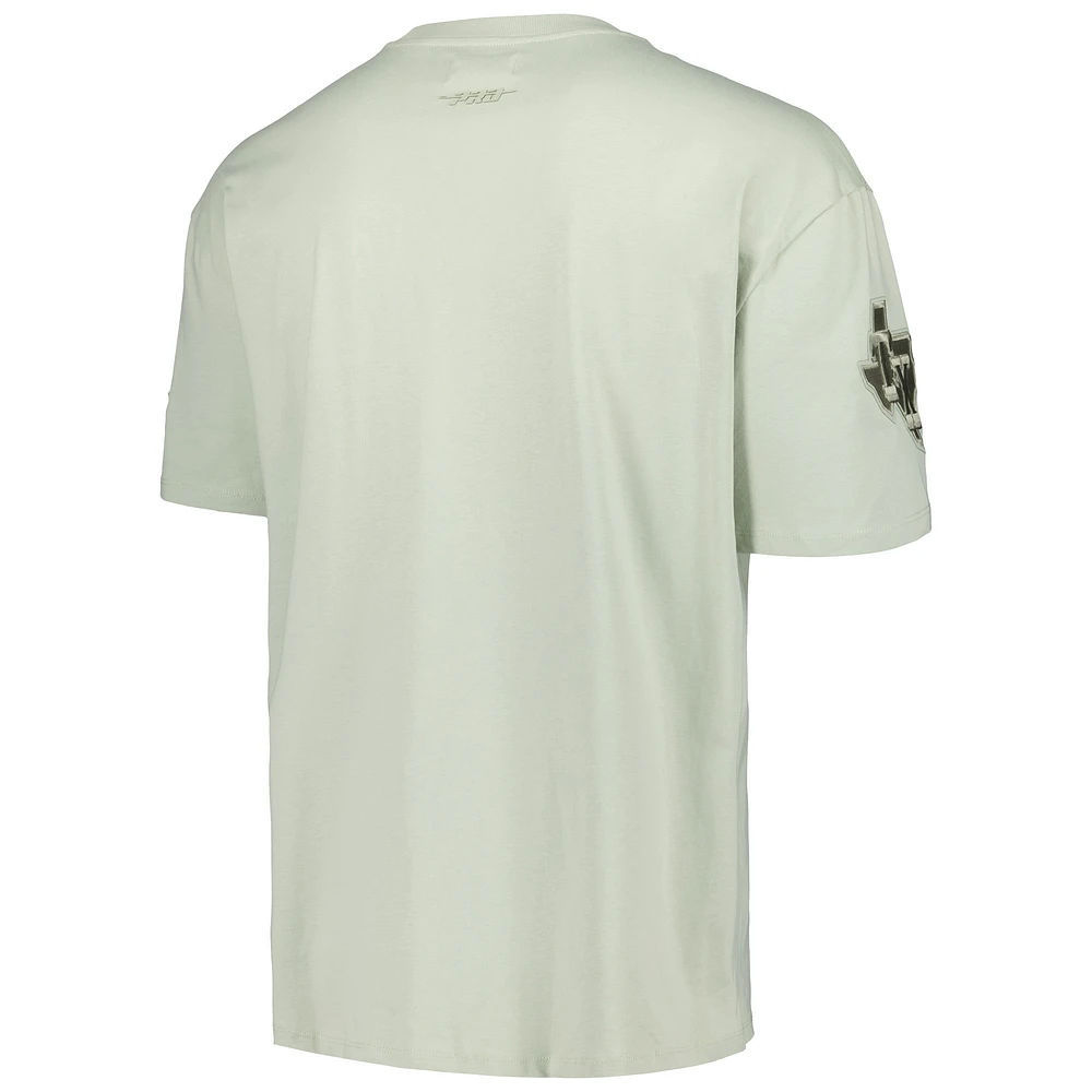 Men's Pro Standard Mint Texas Rangers Neutral CJ Dropped Shoulders T-Shirt
