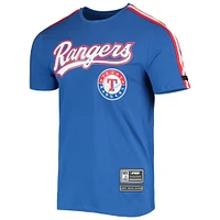 Men's Pro Standard Royal/Red Texas Rangers Taping T-Shirt