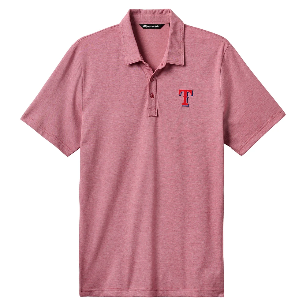 Polo TravisMathew Texas Rangers The Zinna rouge pour hommes