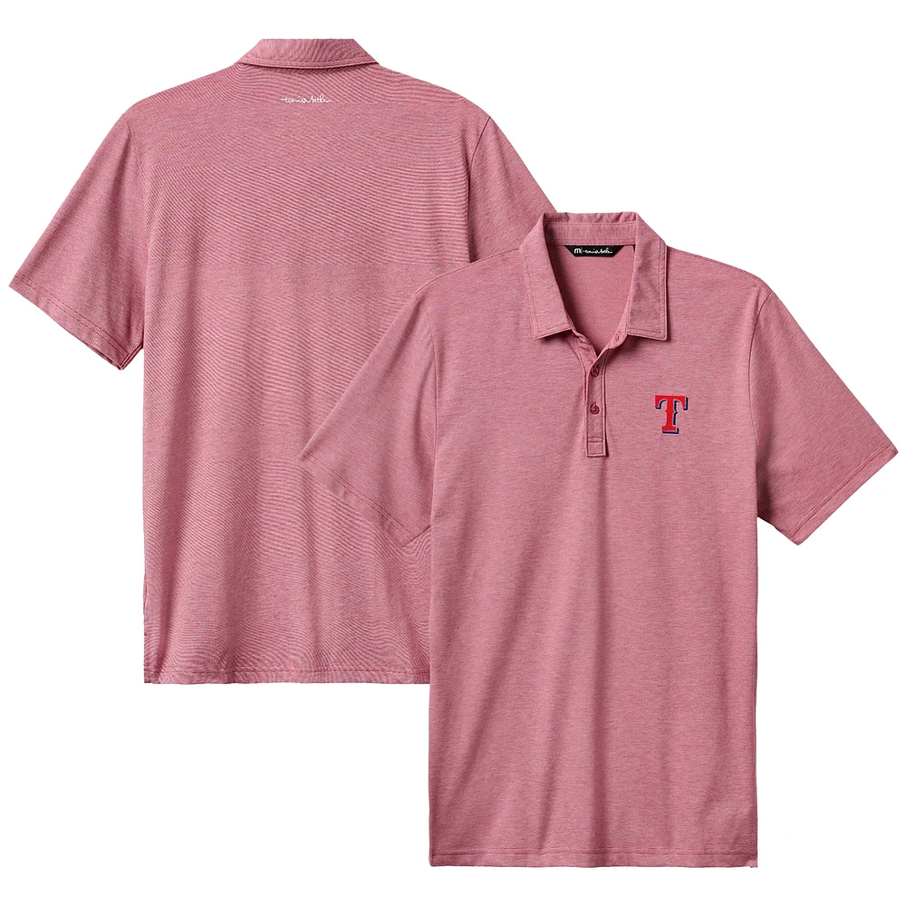 Polo TravisMathew Texas Rangers The Zinna rouge pour hommes
