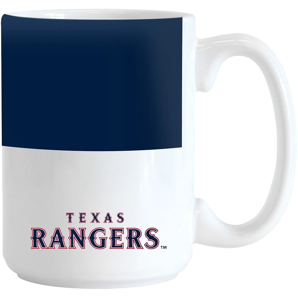 Texas Rangers 15oz. Colorblock Mug