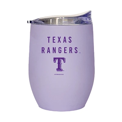 Rangers du Texas 16oz. Gobelet incurvé doux au toucher lavande