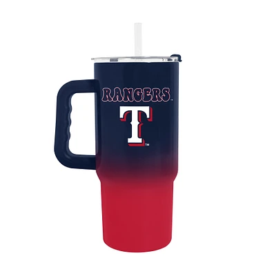 Gobelet en acier inoxydable ombré de 24 oz des Texas Rangers