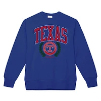 Women's Mitchell & Ness Royal Texas Rangers Cooperstown Collection Logo Pullover Sweatshirt