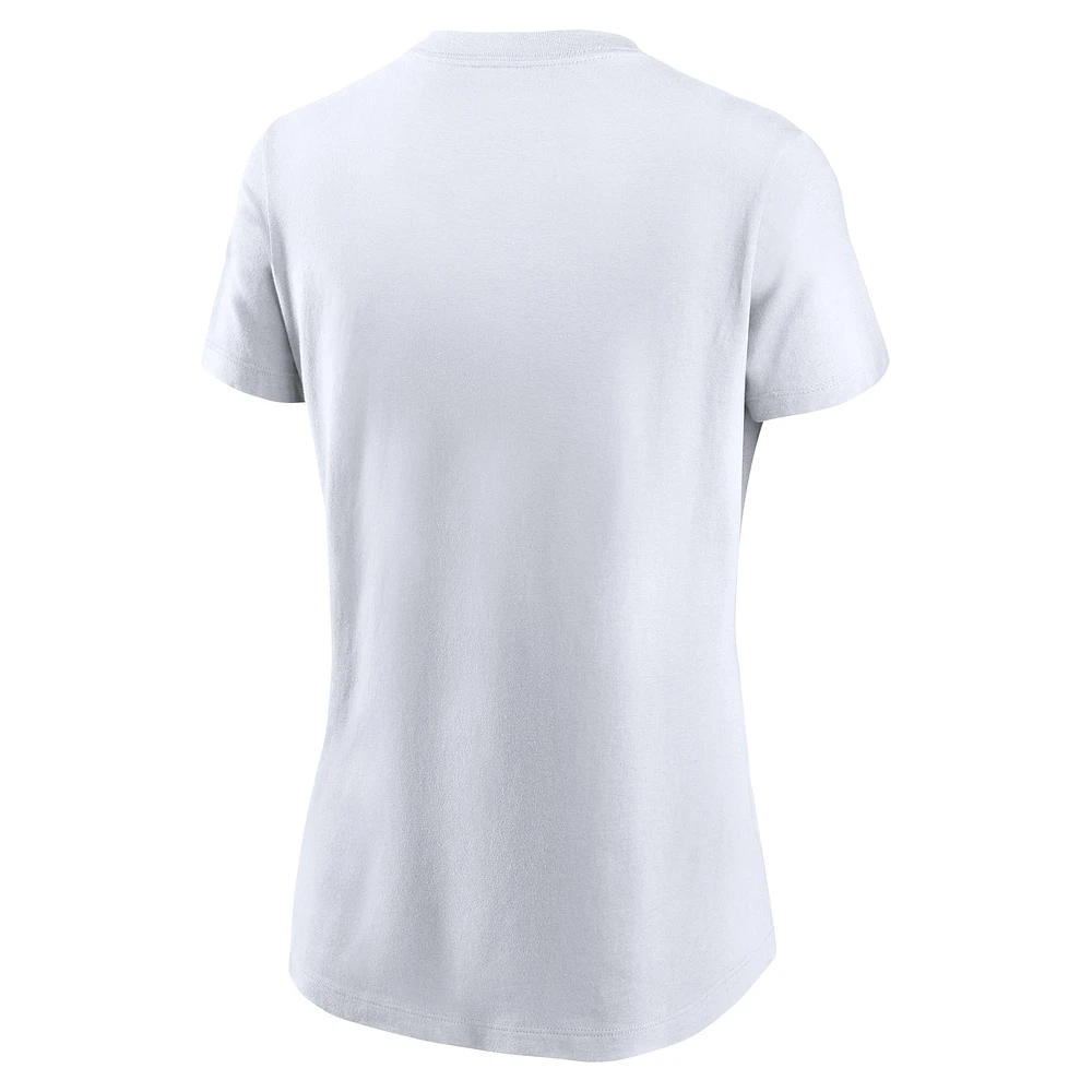 Women's Nike White Texas Rangers Team Arch T-Shirt