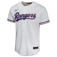Maillot de joueur match à domicile Nike Jacob deGrom pour jeunes des Texas Rangers, blanc