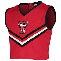 Girls Youth Red Texas Tech Raiders Two-Piece Cheer Set
