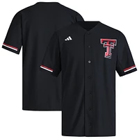 Men's adidas  Black Texas Tech Red Raiders Replica Baseball Jersey