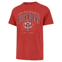 Men's '47 Red Texas Tech Raiders Double Header Franklin T-Shirt