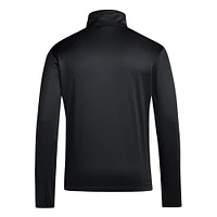 Men's adidas Black Texas Tech Red Raiders 2024 Coaches Sidelines AEROREADY Quarter-Zip Jacket