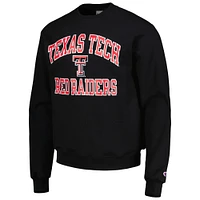 Men's Champion Black Texas Tech Red Raiders High Motor Pullover Sweatshirt