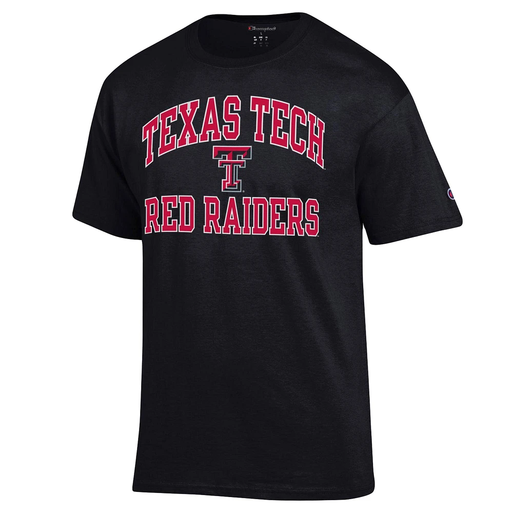 Men's Champion Black Texas Tech Red Raiders High Motor T-Shirt