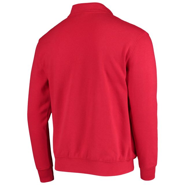 Colosseum Red Texas Tech Raiders Tortugas Logo Veste à quart de zip pour homme