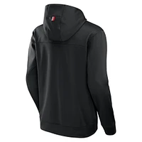 Men's Fanatics  Black Texas Tech Red Raiders Defender Dot Faded Primary Pullover Hoodie