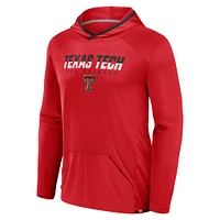 Men's Fanatics Red/Black Texas Tech Red Raiders Transitional Hoodie T-Shirt