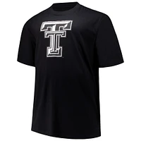 Men's Profile Black Texas Tech Red Raiders Big & Tall Pop T-Shirt