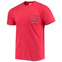 Men's Red Texas Tech Raiders Circle Campus Scene T-Shirt