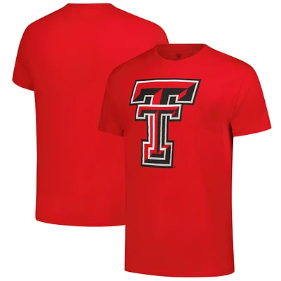 T-shirt à logo basique rouge Texas Tech Red Raiders Fanatics Unlabeled pour homme