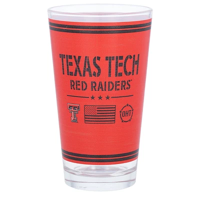 Texas Tech Red Raiders 16oz. OHT Military Appreciation Pint Glass