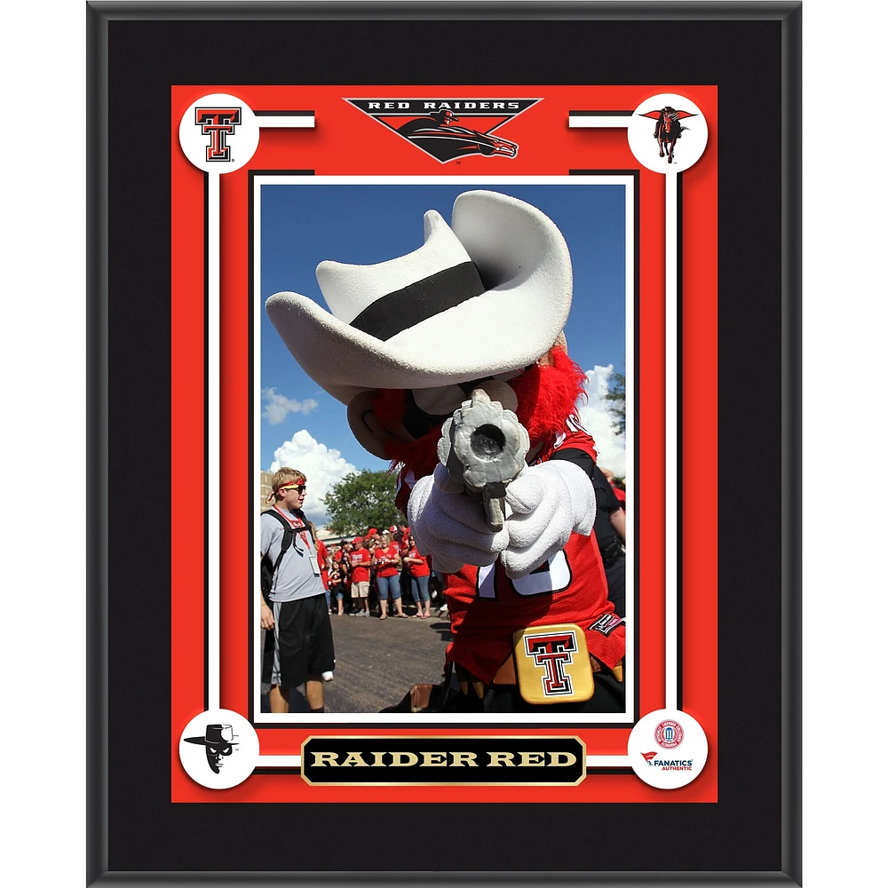 Texas Tech Red Raiders Raider Red 10.5'' x 13'' Sublimated Mascot Plaque