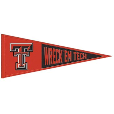 Fanion à slogan WinCraft Texas Tech Red Raiders 13" x 32"