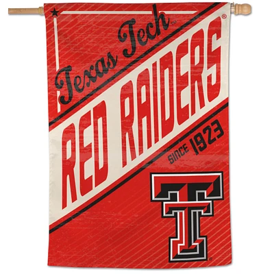 WinCraft Texas Tech Red Raiders Bannière verticale rétro simple face 28" x 40"