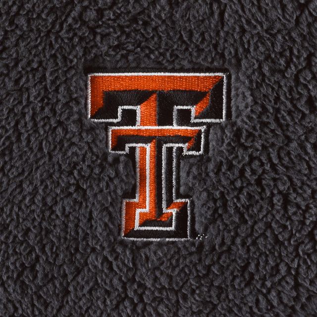 Pull à capuchon moelleux Texas Tech Red Raiders pour femme, anthracite
