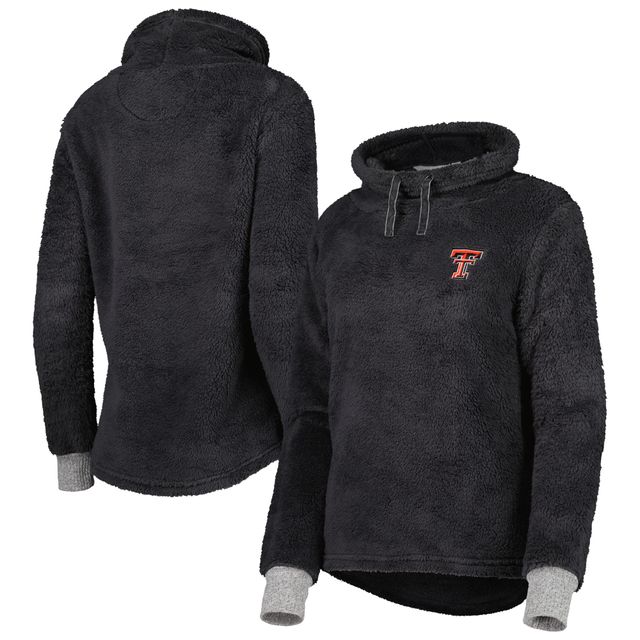 Pull à capuchon moelleux Texas Tech Red Raiders pour femme, anthracite