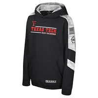 Youth Colosseum Black Texas Tech Red Raiders OHT Military Appreciation Cyclone Digital Camo Pullover Hoodie