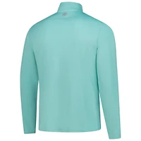 Men's Flag & Anthem  Light Green The Bay Golf Club Journey Performance Quarter-Zip Pullover