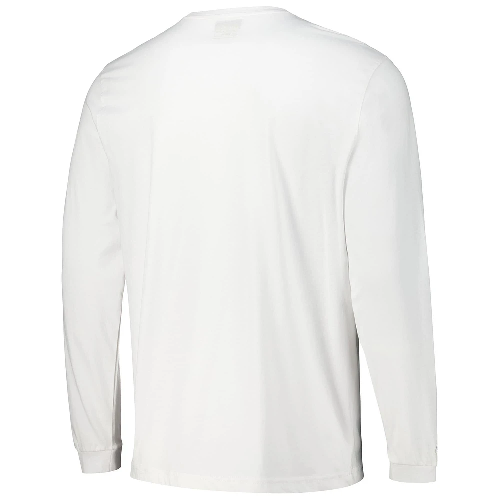 Men's Ahead White The Bay Golf Club Berkley Long Sleeve T-Shirt
