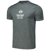 T-shirt Greyson Clothiers Heather Green pour hommes The Bay Golf Club Guide Sport Performance