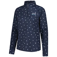 Women's Puma x Volition  Navy The Charles Schwab Challenge You-V Star Raglan Quarter-Zip Pullover