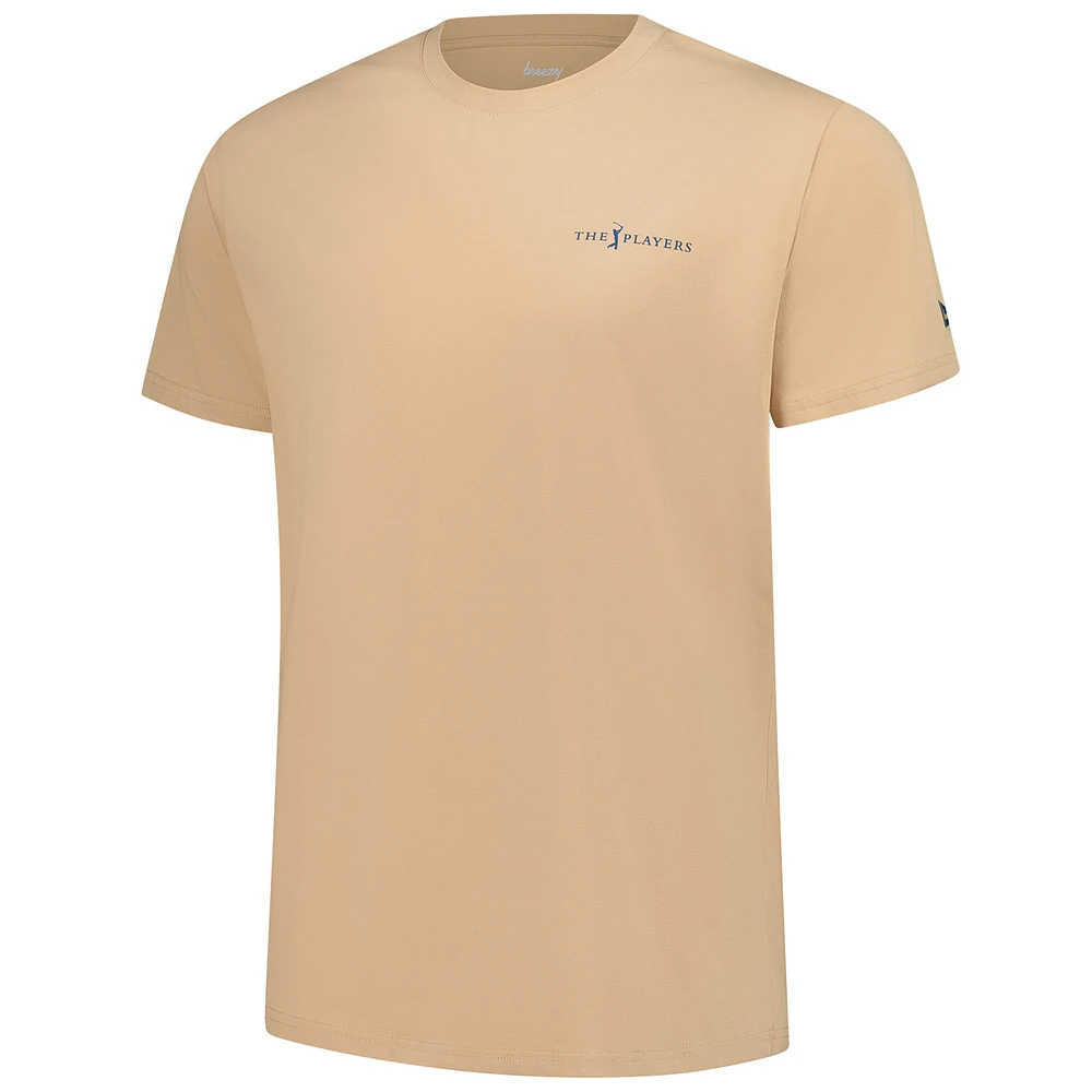 Men's Breezy Golf  Gold THE PLAYERS Just an Easy Par 3 T-Shirt