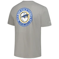 Men's Malbon Golf  Gray THE PLAYERS Bucket Seal T-Shirt