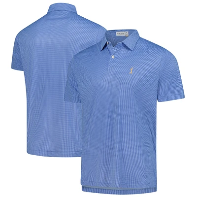 Polo poids plume bleu Peter Millar THE PLAYERS pour homme, motif hippocampe