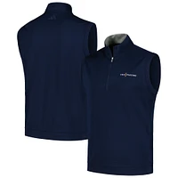 Men's adidas Navy THE PLAYERS Authentic Quarter-Zip Vest