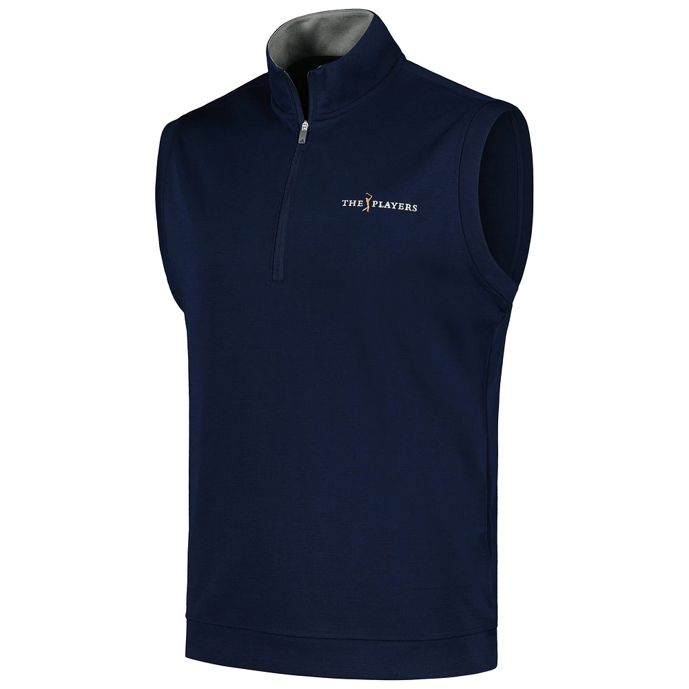 Men's adidas Navy THE PLAYERS Authentic Quarter-Zip Vest
