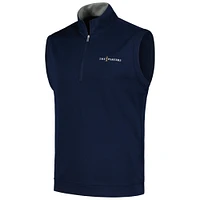 Men's adidas Navy THE PLAYERS Authentic Quarter-Zip Vest