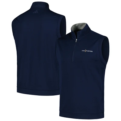 Men's adidas Navy THE PLAYERS Authentic Quarter-Zip Vest