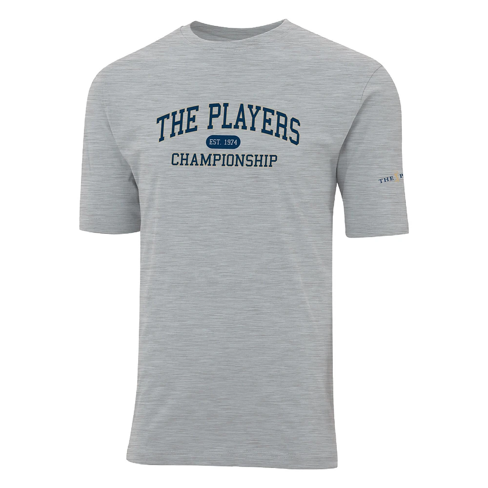 Men's Ahead  Gray THE PLAYERS Arched Logo Pembrooke T-Shirt