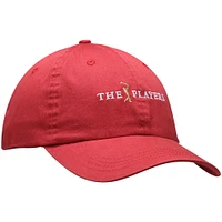 Men's Ahead Red THE PLAYERS Newport Washed Adjustable Hat