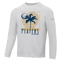 T-shirt à manches longues Ahead White THE PLAYERS Island Green Berkley pour hommes